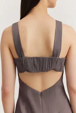 Country Road Cut-Away Column Dress Grey Size 10 for rent on The Volte - image 4