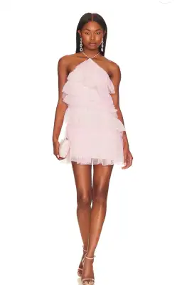 The Bar Lou Dress Rose Size 6 for rent on The Volte - image 1