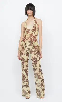 Bec & Bridge Malibu Bay Halter Top & Priya Pants Set Citrus Plum Size 12 for rent on The Volte - image 2