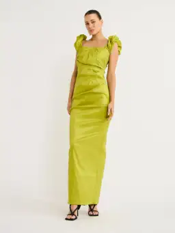 Rachel Gilbert Kalina Gown in Green Size AU 8