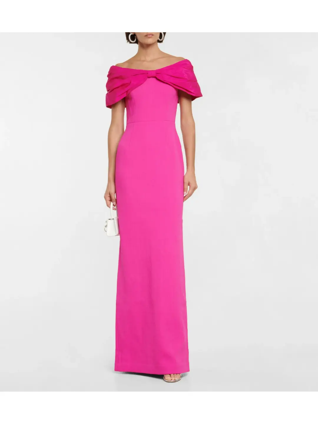 Rebecca Vallance Cupid Bow Gown Pink Size AU 6 for rent on The Volte - main image