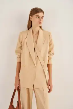 Oroton Double Breasted Blazer Size AU 8 for rent on The Volte - image 3