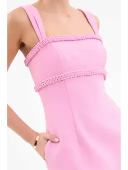 Rebecca Vallance Rochelle Mini Dress Pink Size AU 8 for rent on The Volte - image 2