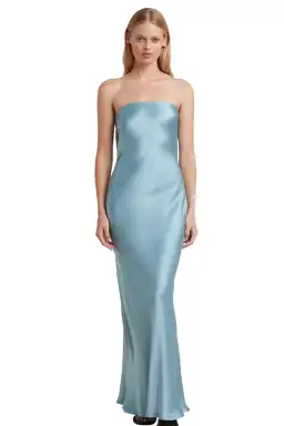 Bec & Bridge Moondance Strapless Dress Sea Spray Size 6