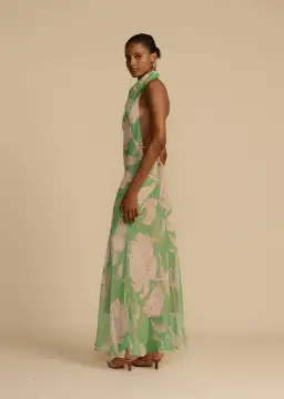 Arcina Ori Josefine Dress Green Floral Size 8 for rent on The Volte - image 2
