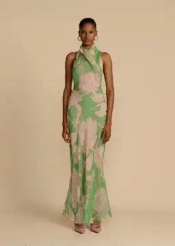 Arcina Ori Josefine Dress Green Floral Size 8 for rent on The Volte - image 1