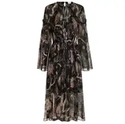 Zimmermann Lavish Braid Midi Dress Indienne Floral Size 3 / AU 14 for rent on The Volte - image 3