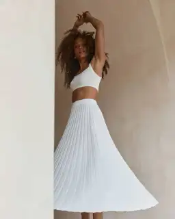 Dissh Ollie Rib Knit Set White Size 8 for rent on The Volte - image 3