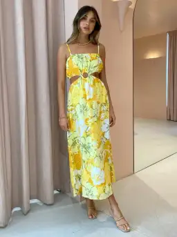 Faithfull the Brand El Rio Maxi Dress Loretta Floral Print Size 8 for rent on The Volte - image 1