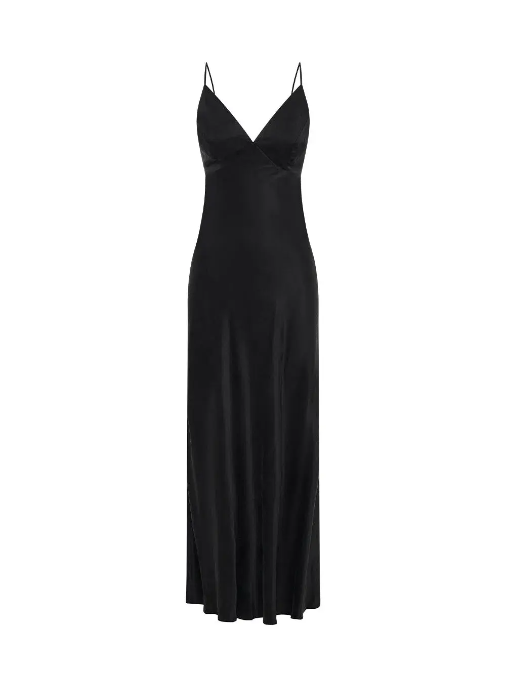 Kivari Bianca Open Back Slip Dress Black Size AU 10 for rent on The Volte - main image