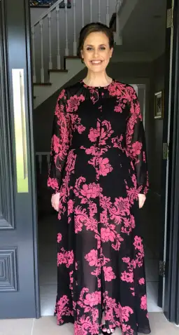 Sass and Bide Floral Dress Pink and Black Size 14 for rent on The Volte - image 2