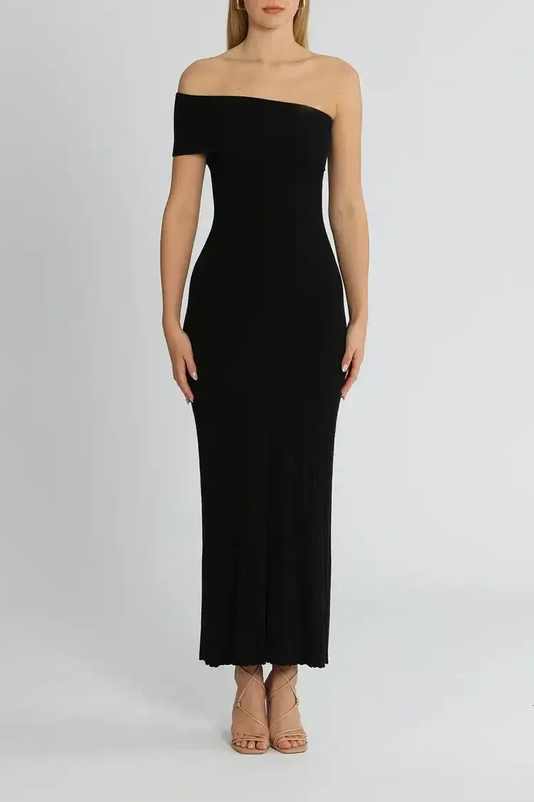 Anna Quan Brea Dress in Black Size 6 for rent on The Volte - main image