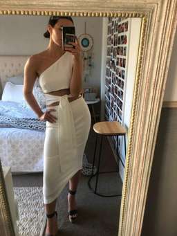 Maurie & Eve 'After Midnight Dress' White 10 for rent on The Volte - image 3