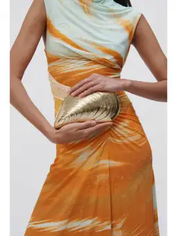 Jonathan Simkhai Acacia Marble Print Maxi Dress Multi Size AU 10 for rent on The Volte - image 3
