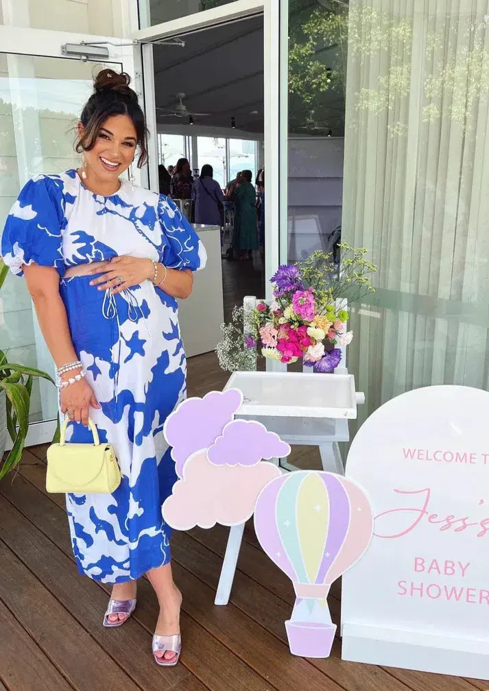 Sir The Label Vivi Puff Sleeve Maxi Dress Merce Abstract Print Size 1 /Au 10 for rent on The Volte - main image