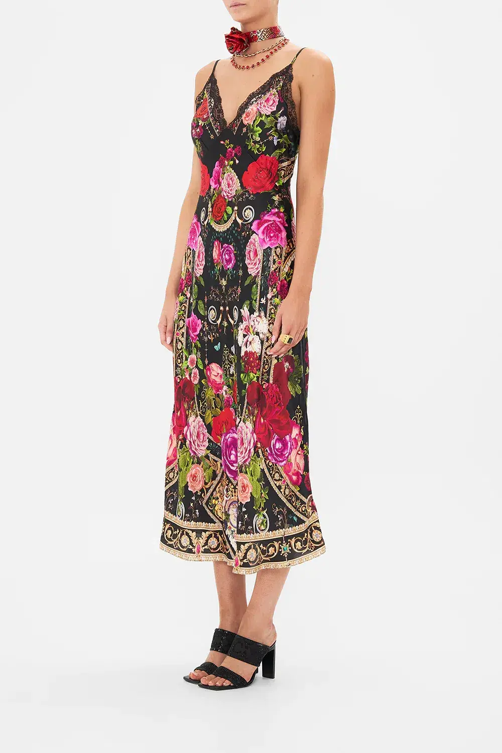 Camilla Reservation for Love Midi Dress Size 14/L for rent on The Volte - main image