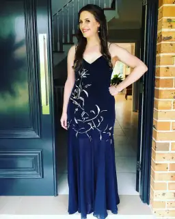 Sass and Bide Nature Games Dress Navy Size 14 for rent on The Volte - image 1