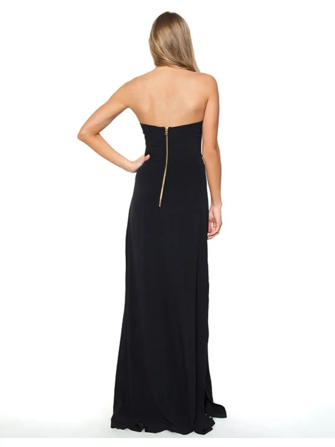 Shona Joy Midnight Meeting Maxi Dress Size Black AU 6 for rent on The Volte - main image