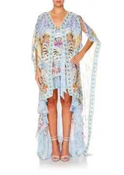 Camilla Drape Long Back Overlay Girl Next Door Print One Size for rent on The Volte - image 1