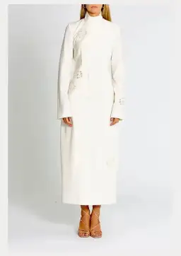 Camilla and Marc Viola Midi Dress Cream Size 8 for rent on The Volte - image 1
