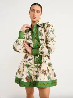 Alemais Birdie Mini Dress In Multi Size 6 for rent on The Volte - image 2