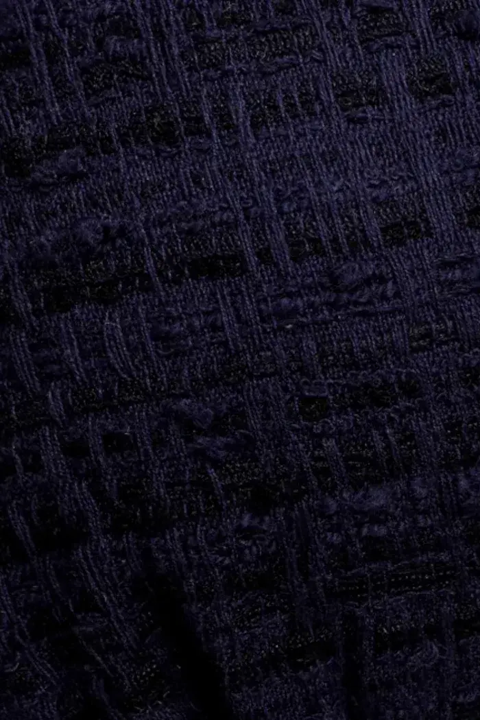 Zimmermann Runway Halter Neck Bodice and High Tide Tweed Short Set in Navy Size 0 / AU 8 for rent on The Volte - main image