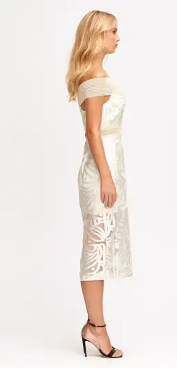 Alice McCall Lunar Eclipse Midi Dress Cream Size 6/8 for rent on The Volte - image 2