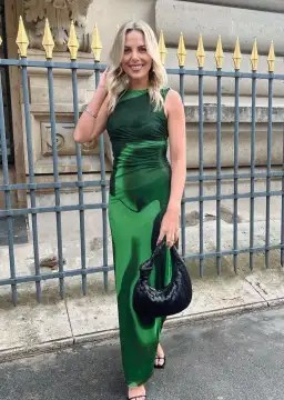 Scanlan Theodore Italian Watercolour Print Dress in Safari Size 8 for rent on The Volte - image 5