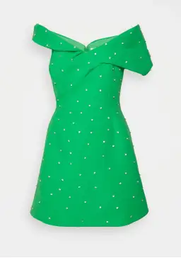 Rachel Gilbert Matteo Beaded Mini Dress Green Size 4/AU14 for rent on The Volte - image 5