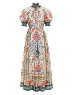 Zimmermann Ginger Swing Maxi Dress Multi Print Size 1 / AU 10 for rent on The Volte - image 4