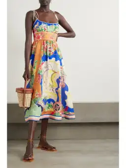 Zimmermann Alight Picnic Dress Nautical Map Size 2 / AU 12 for rent on The Volte - image 3