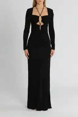 Rebecca Vallance Riccardo Gown in Black Size 8