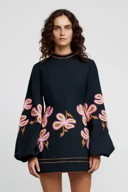 Significant Other Brooklyn Mini Dress Charcoal Size 12