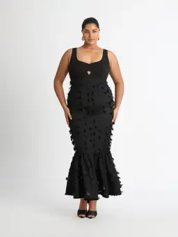 Sheike Imani Dress Black Size 18