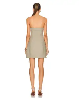 Sir The Label Adrien Structured Mini Dress Sage Green Size 0/AU 6 for rent on The Volte - image 2