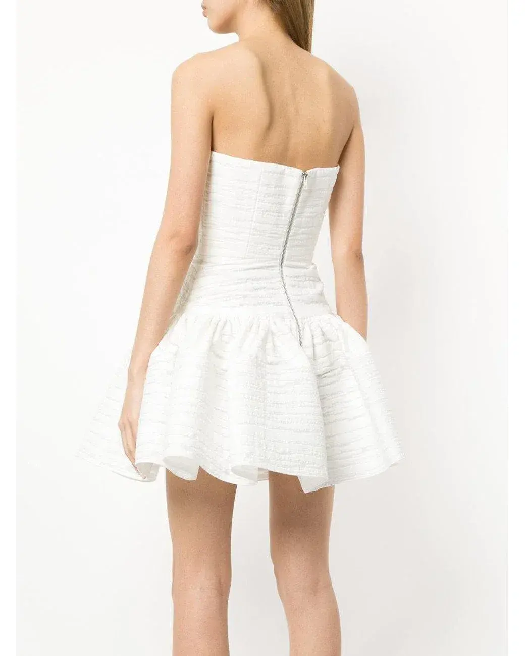 Alex Perry Sophie Stripe Jacquard Dress Size 10 for rent on The Volte - main image