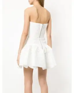 Alex Perry Sophie Stripe Jacquard Dress Size 10 for rent on The Volte - image 3