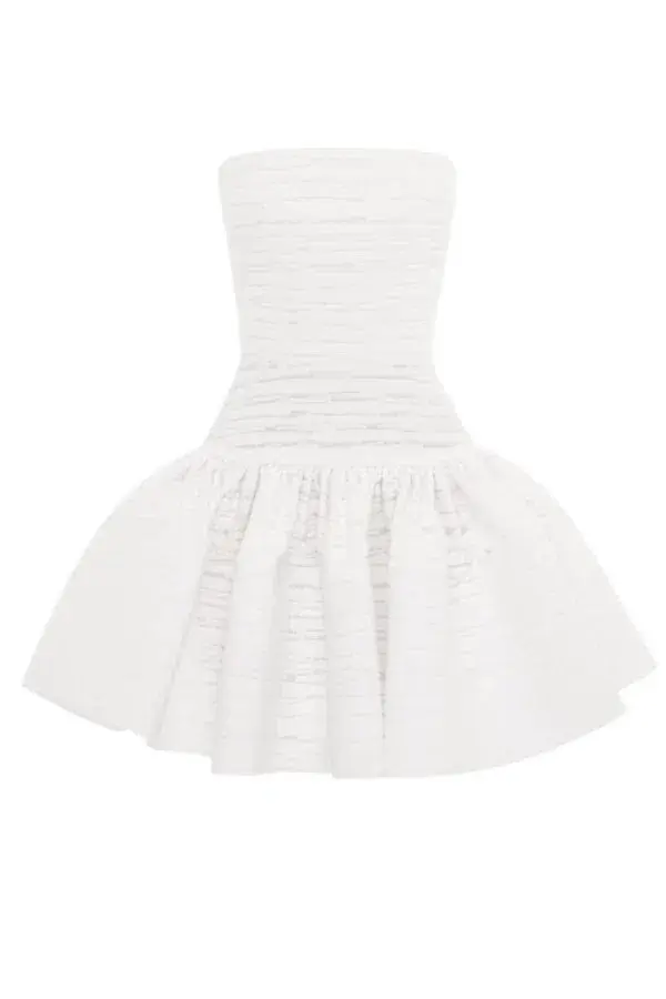 Alex Perry Sophie Stripe Jacquard Dress Size 10 for rent on The Volte - main image