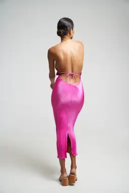 L'Idee Klum Chain Gown Flamingo Size 6 for rent on The Volte - image 2