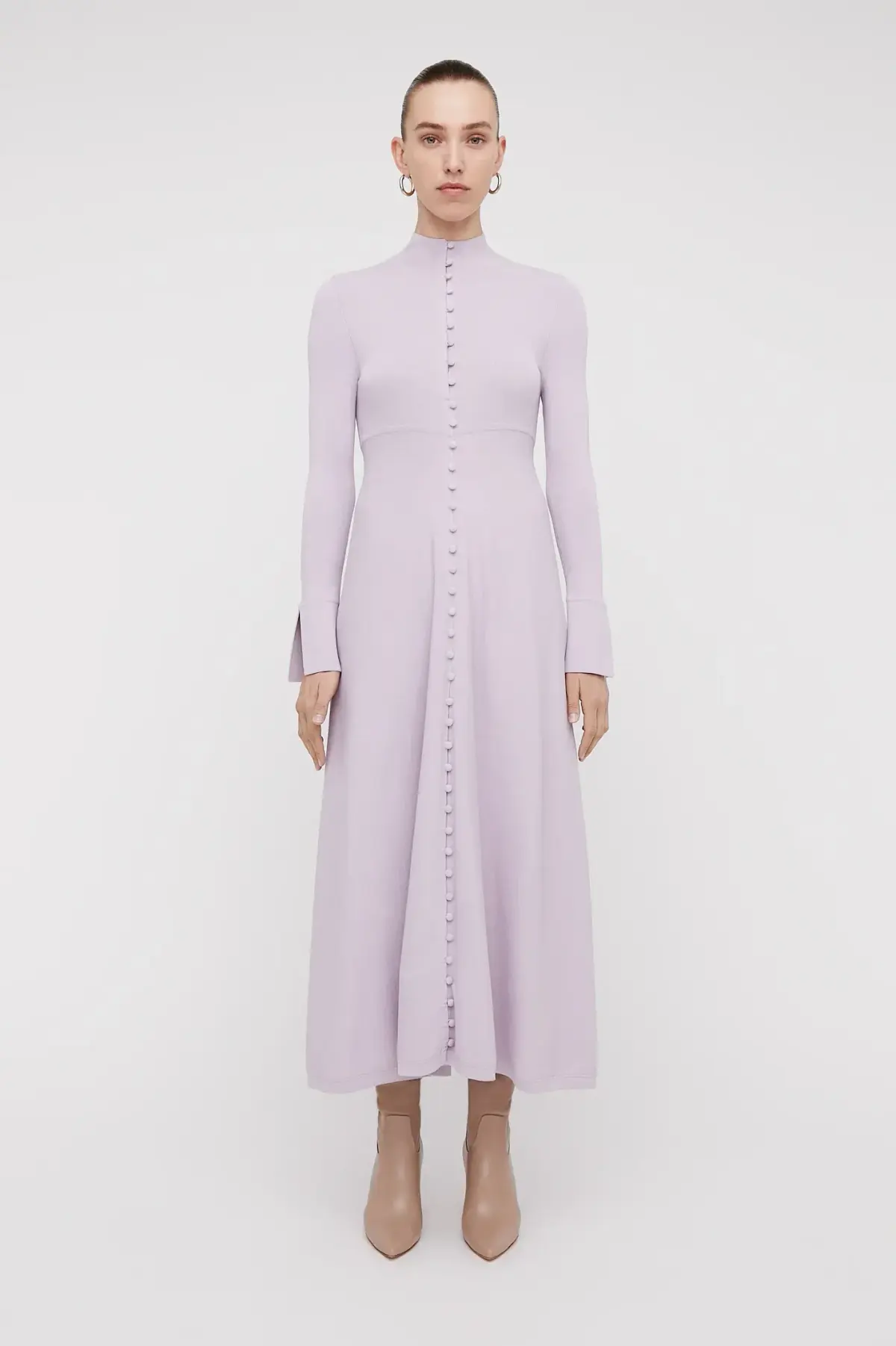 Scanlan Theodore Polo Dress Mauve Size 6 - Image 1