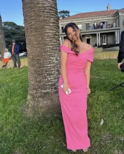 Rachel Gilbert Dahli Gown Pink Size 2/AU 10 for rent on The Volte - image 5