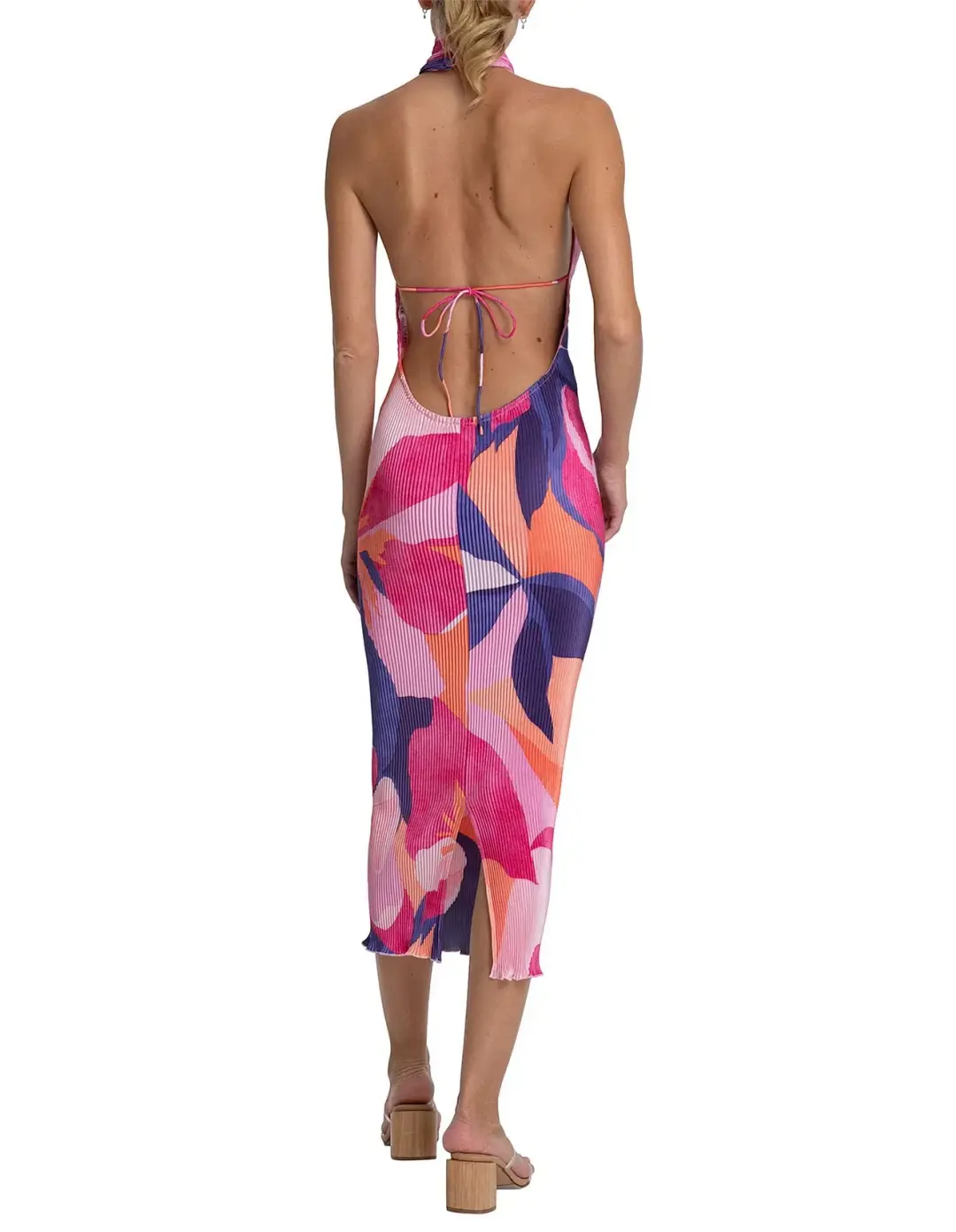 L'Idee Klum Gown Capri Pink Multi Size AU 6 for rent on The Volte - main image