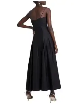 Aje Solstice Strappy Ring Midi Dress Black Size AU 8 for rent on The Volte - image 4