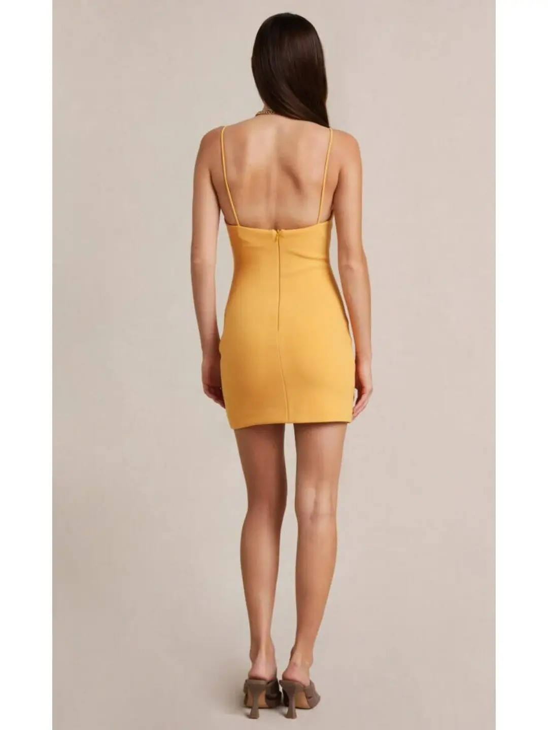 Bec & Bridge Cammi Mini Dress Orange Size AU 8 for rent on The Volte - main image