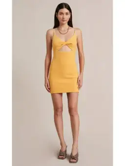 Bec & Bridge Cammi Mini Dress Orange Size AU 8 for rent on The Volte - image 1
