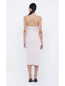 Bec & Bridge Cyndie Halter Midi Dress in Vanilla Bean Size AU 8 for rent on The Volte - image 3