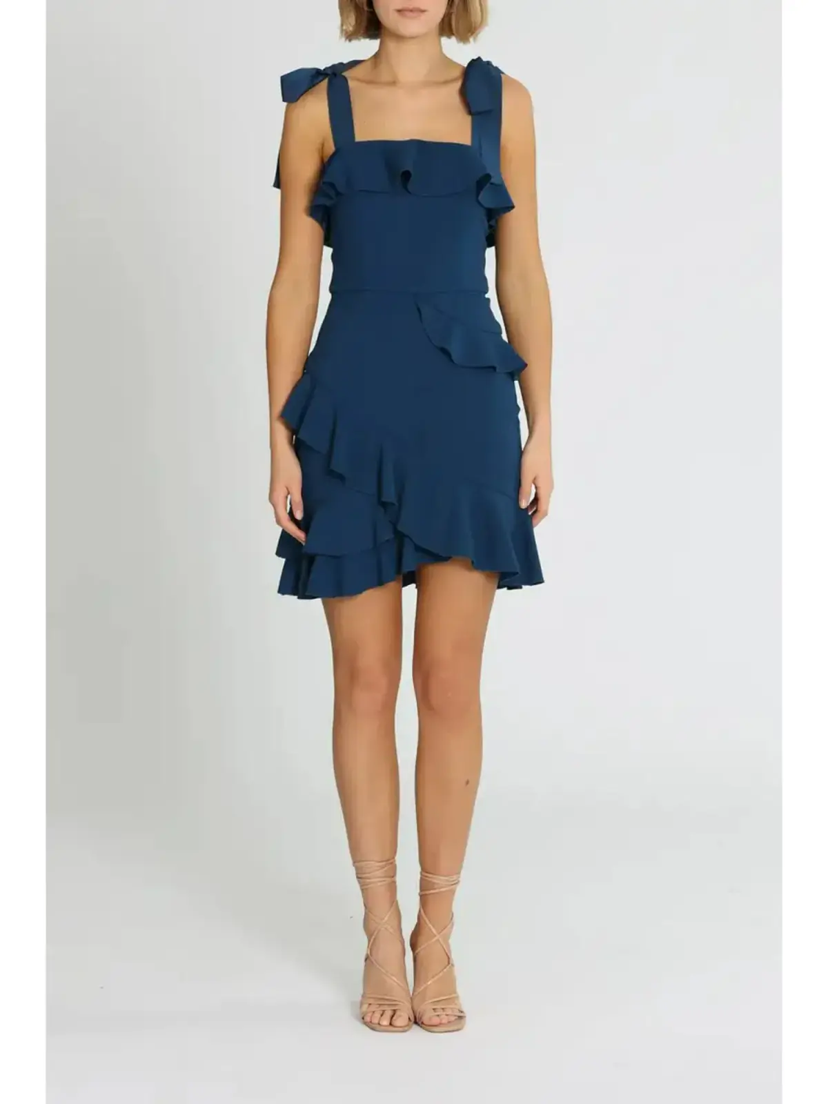 Rebecca Vallance Agean Mini Dress in Navy Size AU 8 - Image 1