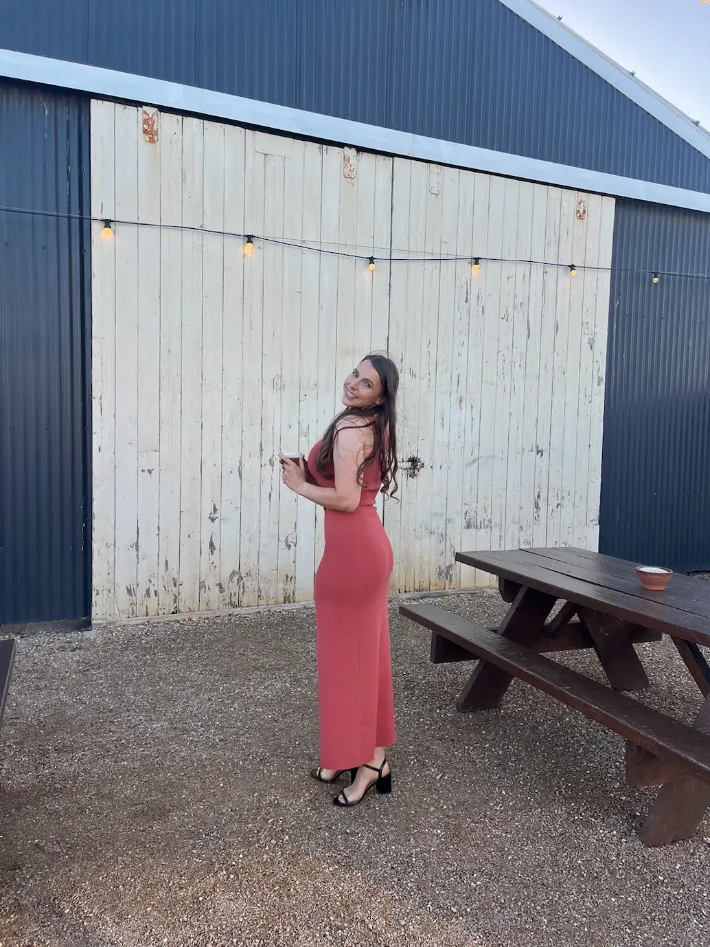 Sir the Label Nadja Cut Out Dress in Coral Size 0 / AU 6 for rent on The Volte - main image