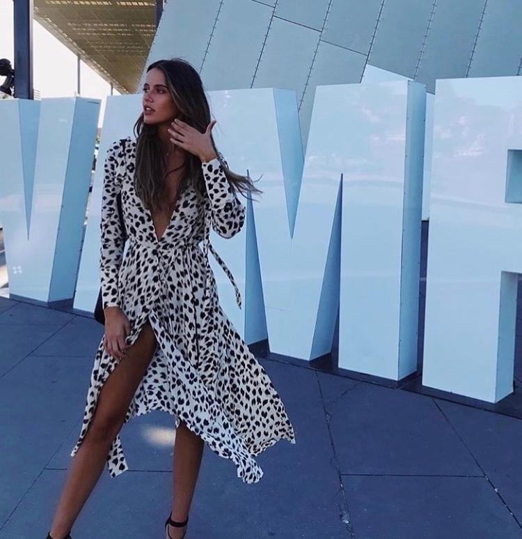 Manning Cartell Cheetah Dress for rent on The Volte - main image