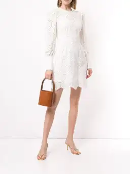 Rebecca Vallance Savannah Mini Dress Ivory Size 8